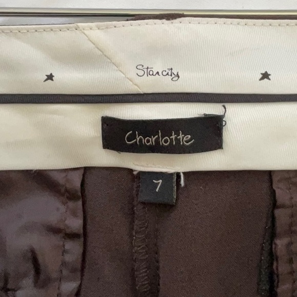 Chocolate Brown Boot Cut dress pants. Size 7 - Picture 7 of 7